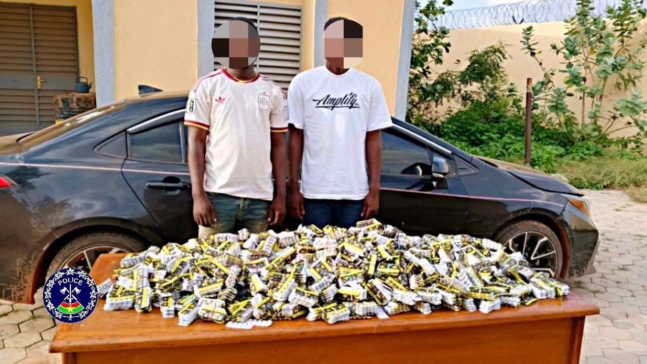 Burkina Faso : la Police saisit 5.000 plaquettes de tramadol dans le Oubri