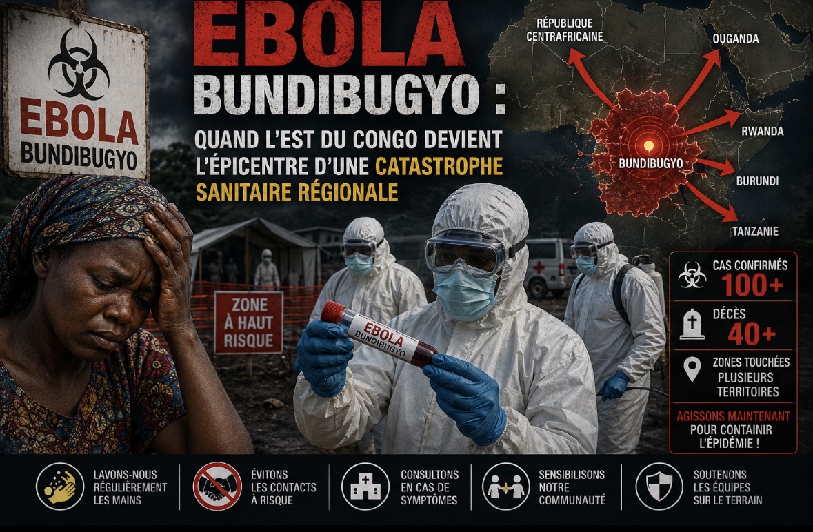 EBOLA BUNDIBUGYO : QUAND L'EST DU CONGO DEVIENT L'ÉPICENTRE D'UNE CATASTROPHE SANITAIRE RÉGIONALE