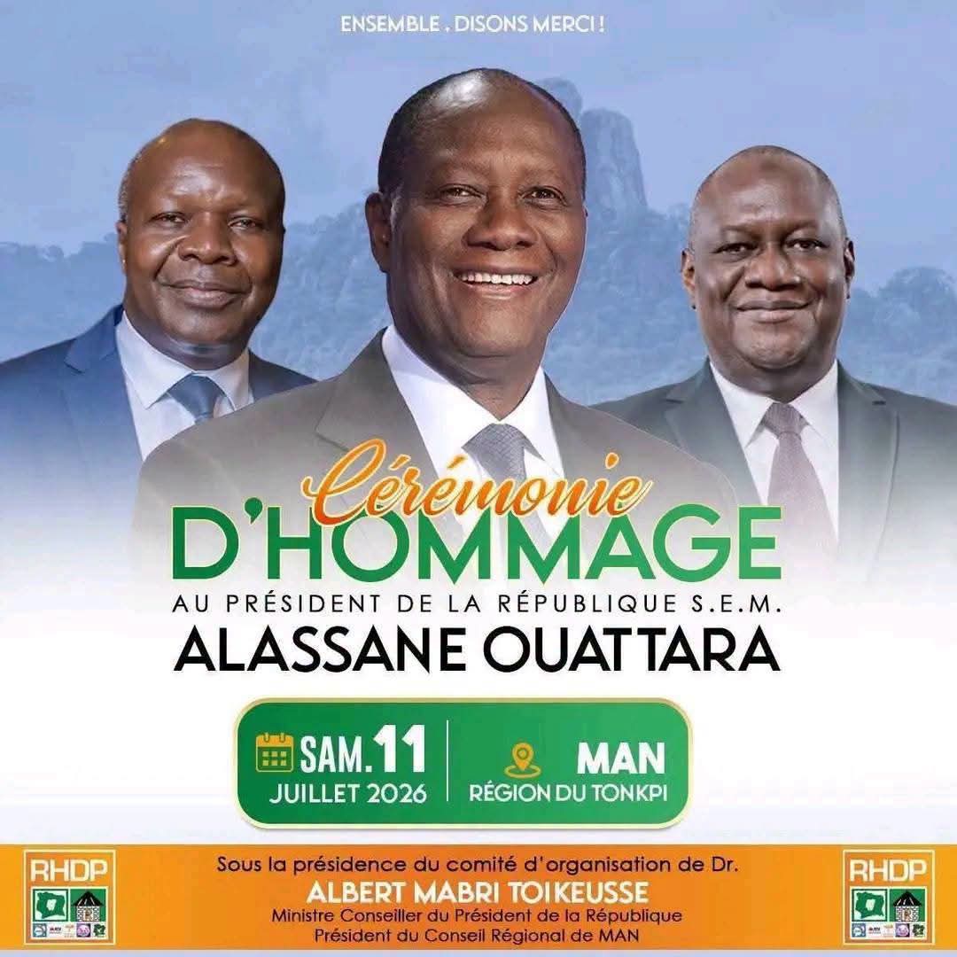 Côte d'Ivoire Alassane Ouattara suspend les cérémonies d'hommage organisées par le RHDP