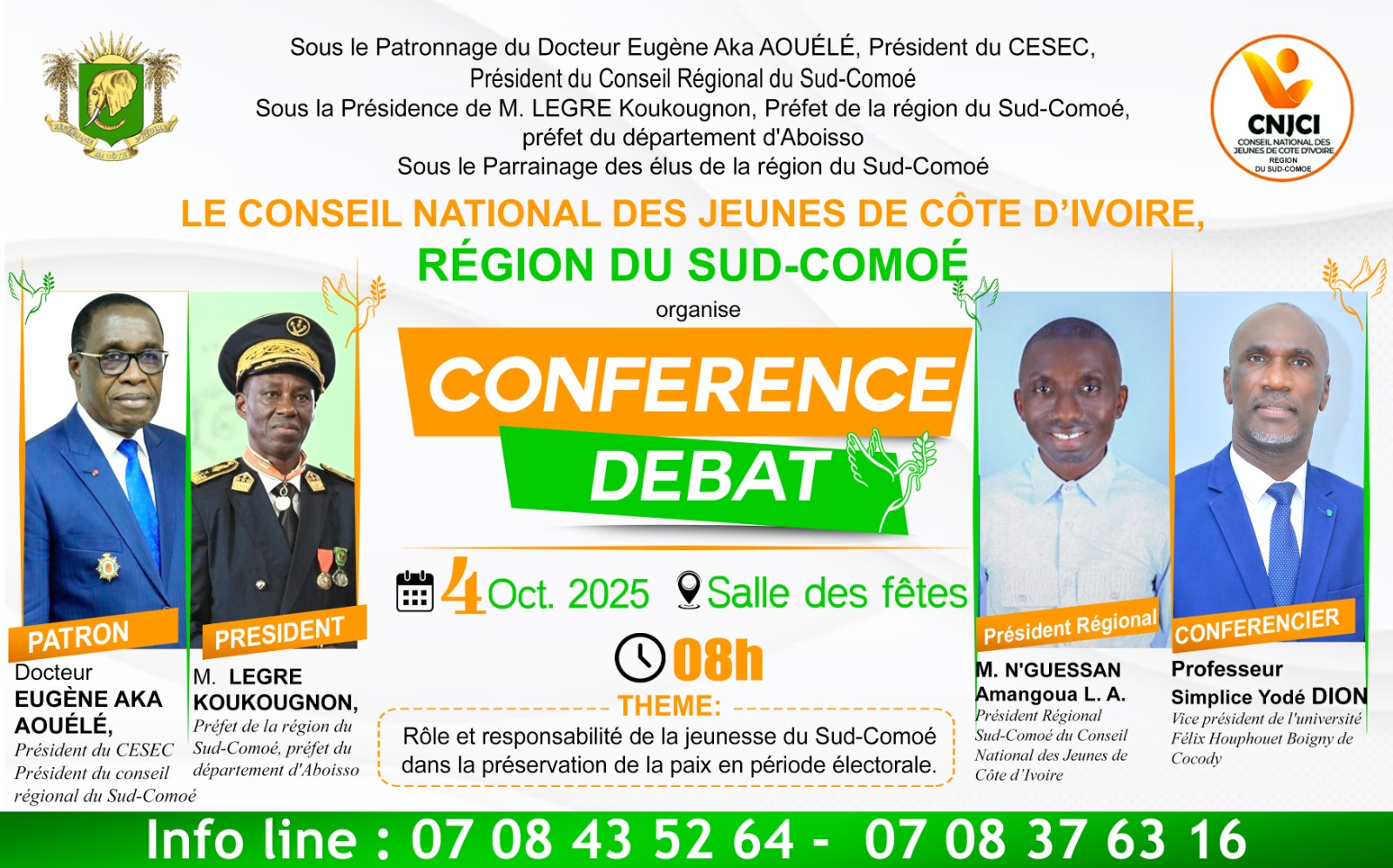 Aboisso / Présidentielle 2025: La jeunesse invitée à être un rempart pour la paix en période électoral