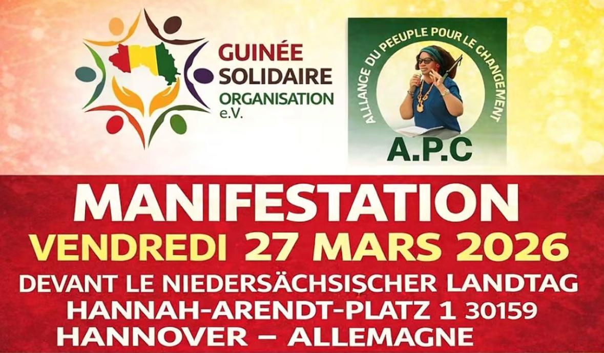 Manifestation à Hanovre : la diaspora guinéenne mobilisée contre les expulsions forcées et pour la dignité humaine